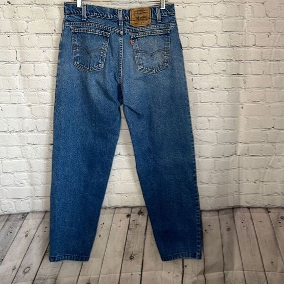 Levi’s Men’s Orange Tab Vintage 90’s Straight Leg Jeans size 34x34 - Picture 10 of 12